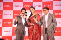 Anushka Launches INTEX Aqua Smartphone